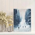 thumbnail image 2 of UXIEQU Winter Skiing Vintage Art Canvas Wall Art Print 15.75x11.81 Inches, 2 of 8