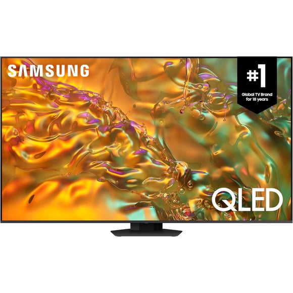 SAMSUNG 50” Inch QLED 4K Q80D Series Quantum HDR+ Smart TV (2024 Model - QN50Q80DAFXZC) - Open Box