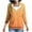 Orange, variant on Women's Full Zip Up Hoodie Long Sleeve Hooded Sweatshirts Pockets Jacket Coat for Women