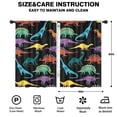 thumbnail image 2 of Blackout Kids Curtains,Colorful Dinosaurs Galaxy Pattern Childrens Insulated Curtains Set Of 2,Bedroom Essentials,Toddler Room Decor 42"x63", 2 of 5