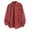 005Red, variant on Dwelliawo Men's Plaid Button Down Shirt Plaid Button Down Shirt Casual Flannel Shirts Loose Retro Jacket Casual Top with Pocket Black L