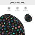 thumbnail image 5 of Xecao Multi-Colored Stars Print Knit Hat,Winter Beanie for Men Women, Beanie Soft Warm Ski Stocking Cuffed Cap, 5 of 7