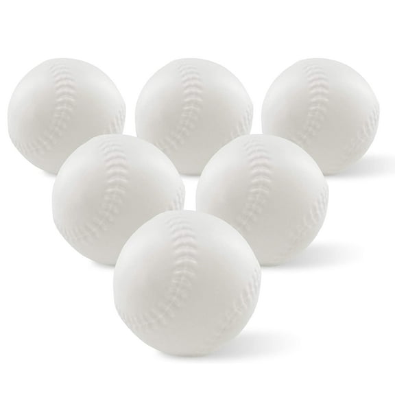 Toddler & Little Kids Replacement T Ball Baseball Balls - Oversized Tballs for Little Tikes TotSports T-Ball Set - 6 Set - Safe and Durable Design for Early Baseball Skills Development