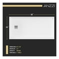 thumbnail image 6 of Alexander 60 in. L x 30 in. W Alcove Shower Pan Base with Left Drain in Glossy White Marine Acrylic, 6 of 9