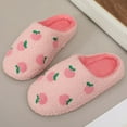 thumbnail image 6 of Fuzzy Slippers For Women Cozy Slippers Cartoon Home Slippers Comfort Warmth Soft Bottom Peach Design Everyday Use Warm Cozy Winter House Slippers Bedroom Indoor House Shoes, 6 of 7