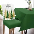thumbnail image 6 of Chair Covers for Dining Room Set of 6,Christmas Green Xmas Tree Stretch Seat Protector Removable Washable Chairs Slipcovers for Kitchen Banquet Wedding Hotel,Golden Winter Snowflakes on White, 6 of 6