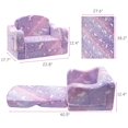 thumbnail image 3 of Sofá y silla Airpanda Comfy para niños pequeños con manta 2 en 1, 3 of 8