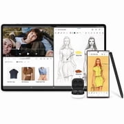 Samsung Galaxy Tab S8+ Tablet, 12.4 WQXGA+, Qualcomm SM8450 Snapdragon 8 Gen 1 Octa-core, 8 GB, 128 GB Storage, 5G, Graphite