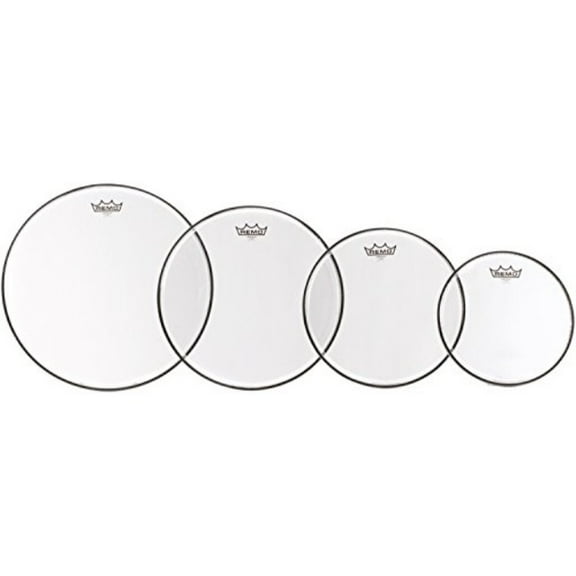 Remo Tom Emperor Drumheads Pack - 10,12,14,16 Clear Be - PP-2450-BE