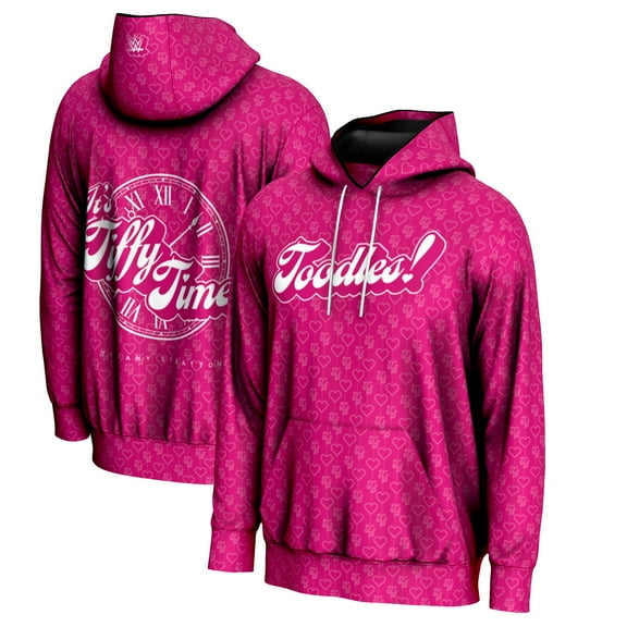 Men's ProSphere Pink Tiffany Stratton Tiffy Time Pullover Hoodie