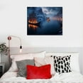 thumbnail image 3 of PRATYUS norwegian viking ship Poster Canvas Print Painting Picture Wall Art Bedroom Living Room Decor (frame,20x16 Inch), 3 of 3
