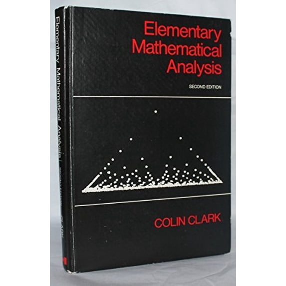 Pre-Owned Elementary Math Analysis (Hardcover) 053498018X 9780534980184