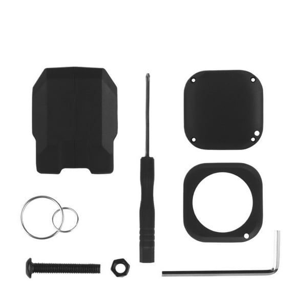 AirTag Mount for Picatinny Rail Secure Polymer Holder with Keychain Option, Low Profile Tracker Case for Gear & Backpack