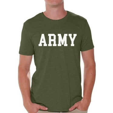 Black Army Print T-Shirt - Walmart.com
