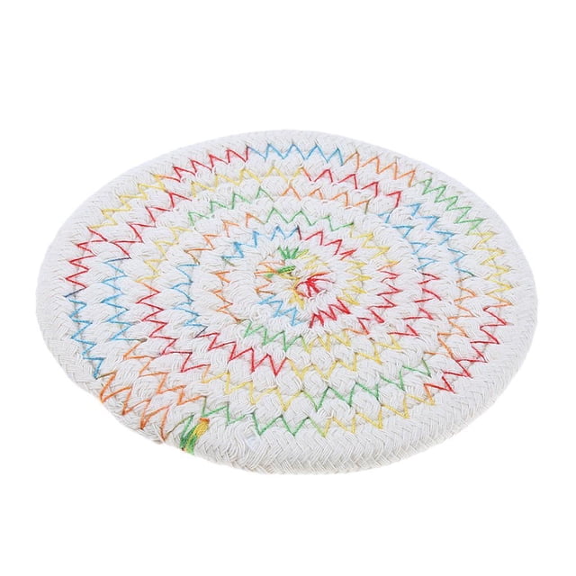Manteles Individuales Soledad Algodón Trenzado 11 Cm 4.3 Pulgadas Multicolor