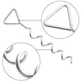 thumbnail image 2 of 8 piezas de anclas de trampolín para exteriores, clavos de pila de tornillo para acampar Afortunado Sencillez, 2 of 5