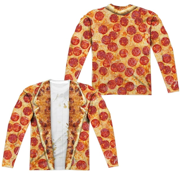 Trevco Pizza Dining Jacket (Front Back Print) Regular Fit Long