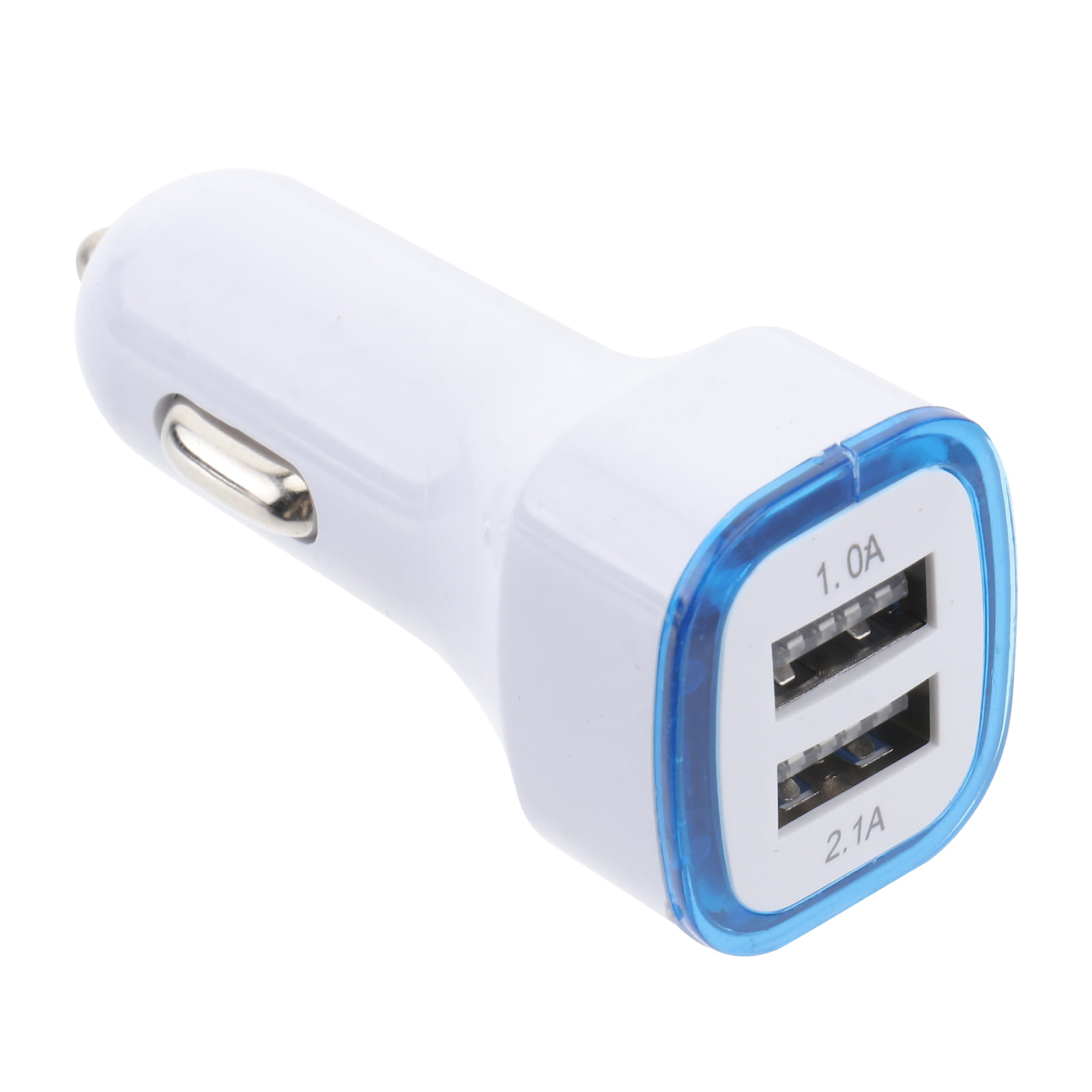 USB Ladeadapter 12V/24V 2 X 5V 2.1A zur Installation / Blau