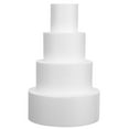 thumbnail image 4 of WRITWAA 4pcs Foam Cake Models Lightweight Display Dummies For Baking Practice Various For Single And Multi Cakes, 4 of 8