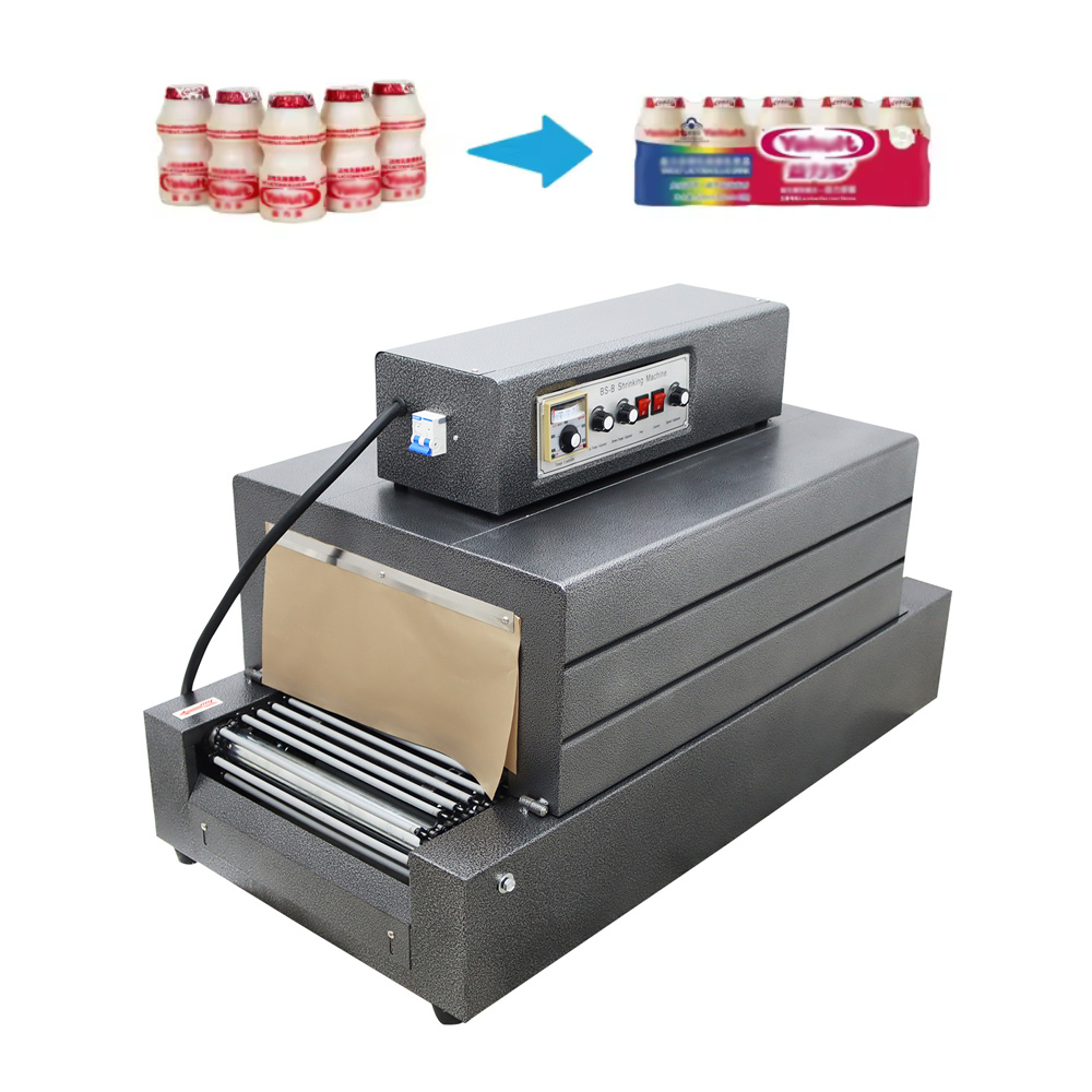 Electric Chained Type Shrink Tunnel Packaging Machine POF PVC Heat Shrink Packaging Machine 220V