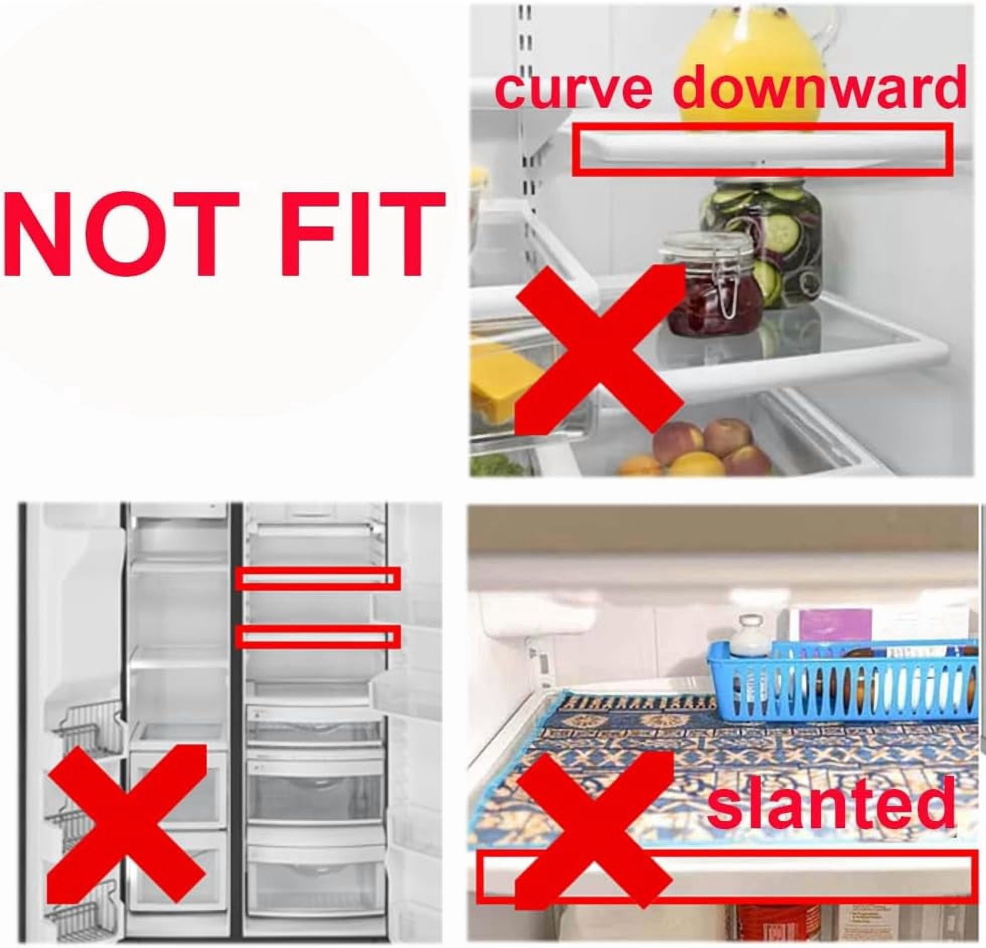 Refrigerator Organizer Bins with Handle -  2PCS Pull-out Fridge Drawer Organizer Refrigerator Storage Box Refrigerator Egg Drawer