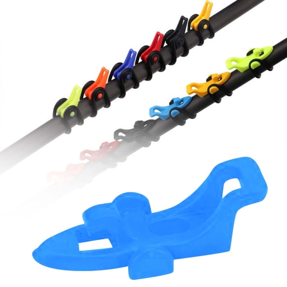TIELUTT Fishing Rod Hook Holder Fish Hook Holder Fish Holder with 3 Sizes Rubber Ring Fish Hook Holder Quick Mount E Rigs for Dabbing Practice Casting Plugs Surf Hooks Fresh Water Tackle Clip on Weigh