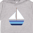 thumbnail image 3 of Inktastic Sailboat Nautical Sailing Toddler Hoodie, 3 of 4