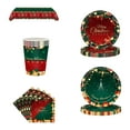 thumbnail image 6 of Loyerfyivos 40 Pack Christmas Napkins 6.5x6.5 Inch Disposable Paper Napkins,Happy Christmas Red and Green Starlight Party Dinner Napkins, Perfect for Christmas New Year Party Decorations, 6 of 6