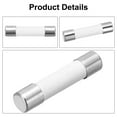 thumbnail image 5 of Uxcell 10Pcs 6x30mm Ceramic Fuse 250V Slow Blow Ceramic Fuses for LCD TV T3.15A, 5 of 6