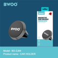 thumbnail image 2 of BWOO - Magnetic Car Vent Hatch Phone Holder, 360 Degree Rotation, Black, 2 of 2