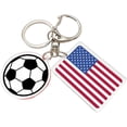 thumbnail image 1 of Yanonmyfd 2026 World Cup Soccer Keychain - 2026 World Cup Flag Keychain, Soccer Fan Gift & Souvenir (2PCS),United States, 1 of 48