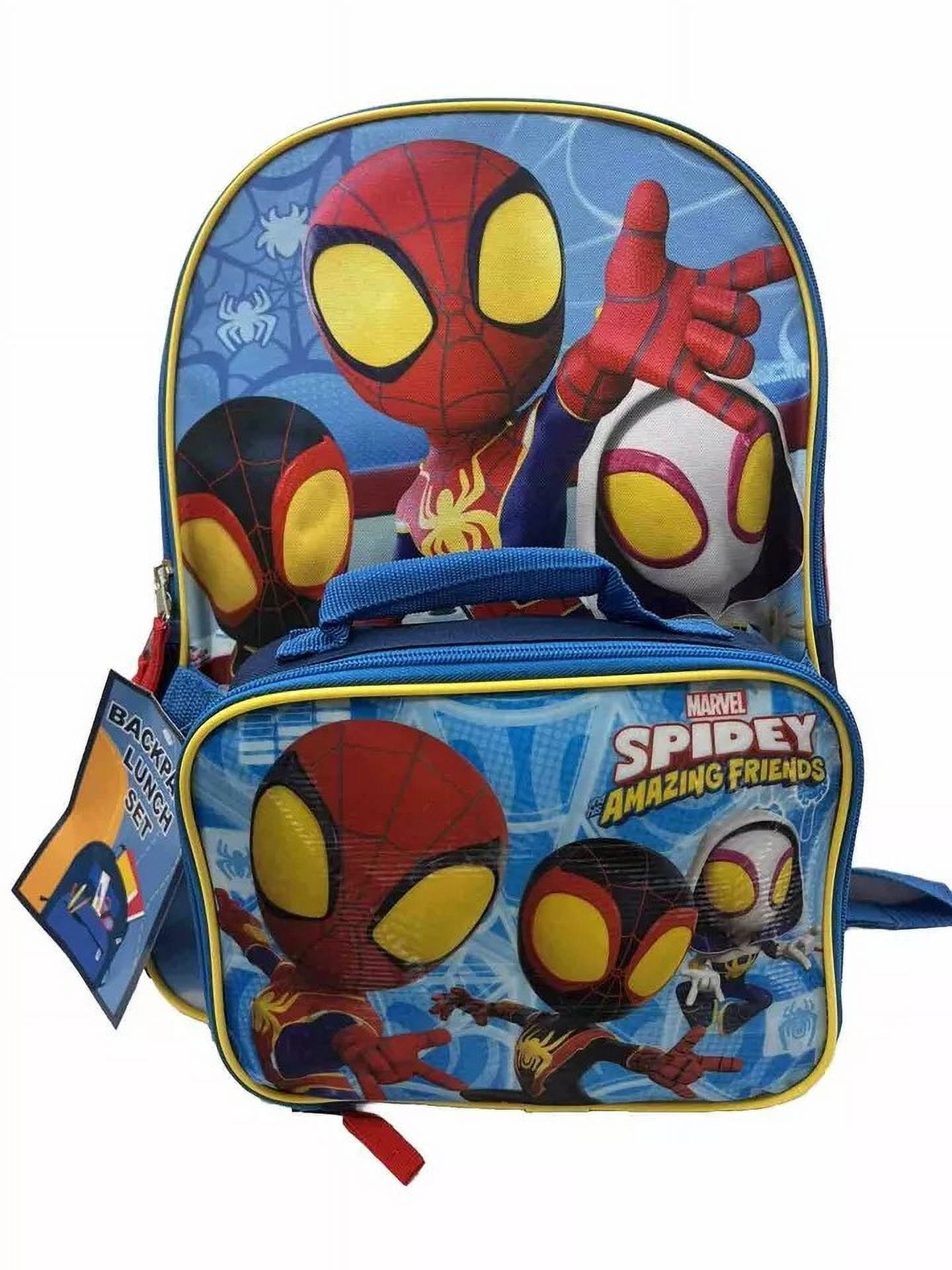 Water Bottle Spiderman Kids Backpack Spider-Man Backpack Spiderman