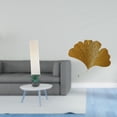 thumbnail image 2 of Pantalla de lámpara de pie,Lámpara minimalista para estudio,Esculturas de pared de hojas,Esculturas de pared de hierro forjado con forma de hojas de ginkgo,Escultura decorativa colgante de, 2 of 8