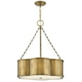 thumbnail image 3 of 3 Light Medium Drum Chandelier In Traditional Style 22 Inches Wide By 26.5 Inches High-Blackened Brass Finish Hinkley Lighting 4446Blb, 3 of 4