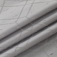 thumbnail image 3 of St Pierre Solid Textured Design 54" x 84" Single Window Panel in Silver, 3 of 6