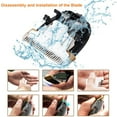 thumbnail image 6 of Dog Shaver Clippers Low noise Rechargeable Cordless Electric Quiet Hair Clippers Set for Small/Large Cats Dogs -Gold, 6 of 7