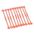 thumbnail image 3 of 10 Set De Raqueta De Amortiguador De Para Deportes Raqueta De Squash De Bádminton, Duradero Y De Larga Duración - naranja Soledad Amortiguadores de vibración de tenis, 3 of 10