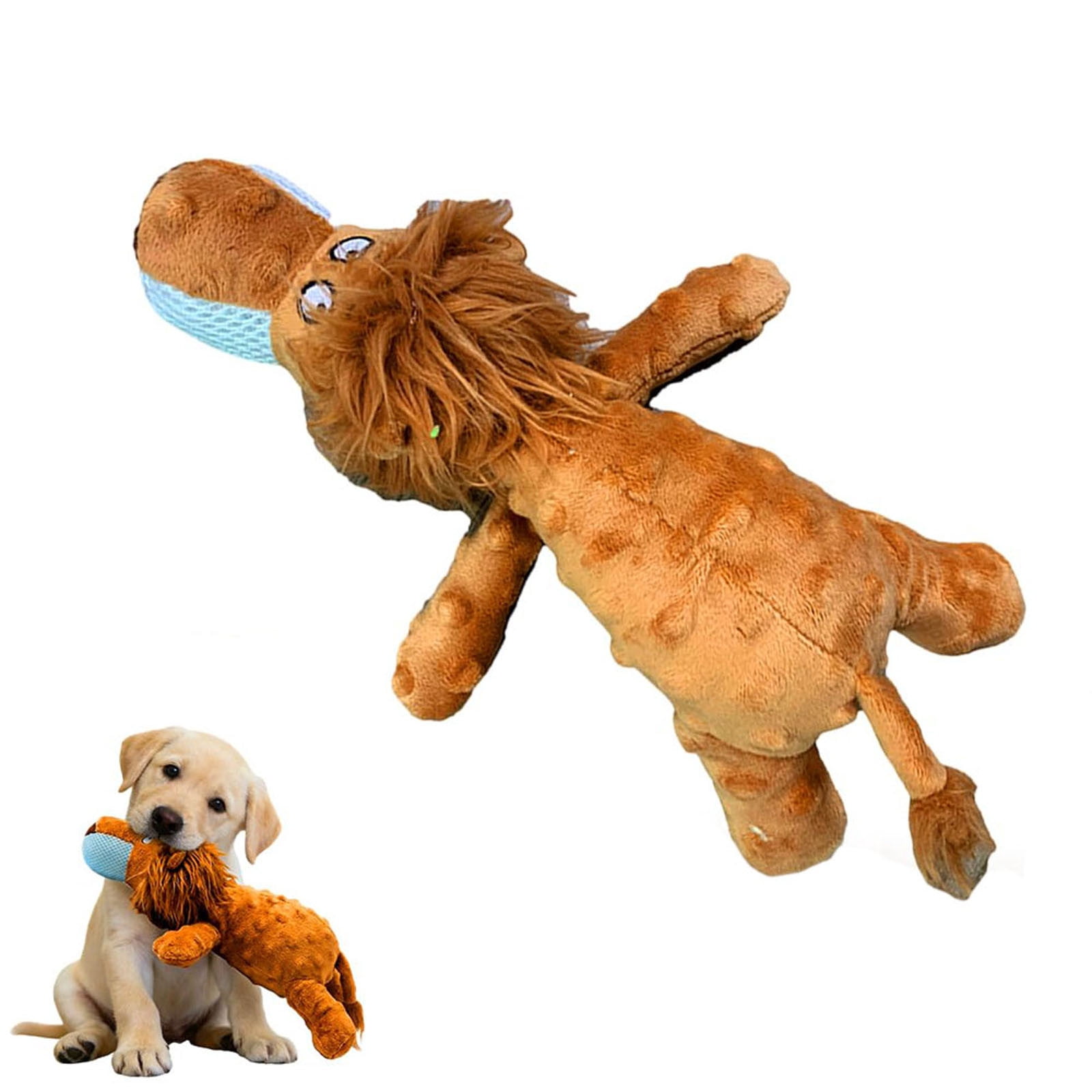 Tuvgenk Pet Play Toy Chew Squeaky Interactive Abrasion Resistant Durable Soft Fabric Tug Training Accessory Boredom Relief For Indoor Outdoor Dog Cat