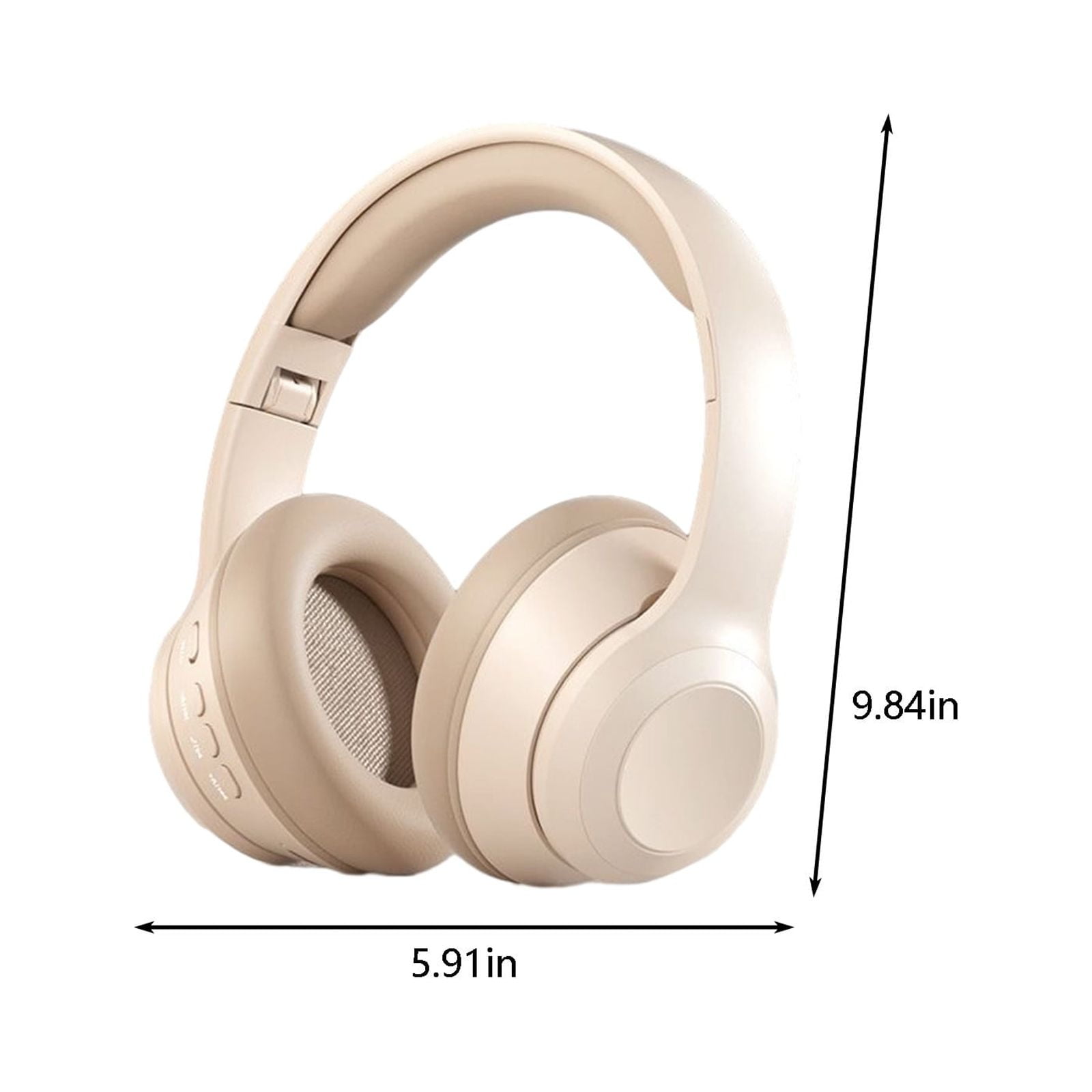 Wireless Bluetooth Over Ear Headphones Up to 28H Battery Life Headset with Microphone Gym Overhead Headphones Compatible with iOS & Android Mobile Phones, Computers, Laptop,Khaki