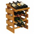 thumbnail image 1 of Wooden Mallet WRD33MO 12 Bottle Dakota Wine Rack with Display Top, 1 of 3