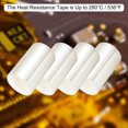 thumbnail image 5 of Uxcell Clear Heat Tape, 2 Rolls 120mmx33m 108ft High Temperature Heat Resistant Tape for Sublimation, 5 of 6