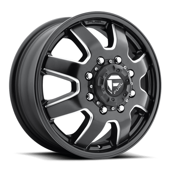 Fuel 1PC Aluminum Rim D538 MAVERICK 17X6.5in Matte Black Milled Finish, D538176593F