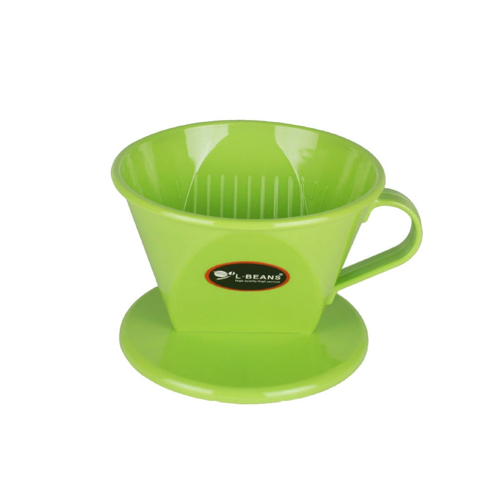 Cone Shape Coffee Maker Filter Cup Dripper Reusable Pour Over Serving
