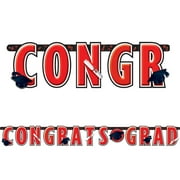 Graduation Red 10' Letter Banner (Each)