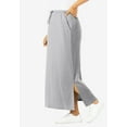 thumbnail image 3 of Woman Within Plus Size Sport Knit Side-Slit Skirt, 3 of 6