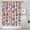 Pioneer Flower Floral Print Pattern-1, variant on Pioneer Flower Floral Print Pattern Shower Curtain 84”x72", Bathroom Decorative Shower Curtain Set with 12 Hooks, Waterproof Washable