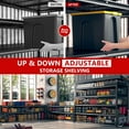 thumbnail image 3 of REIBII 60" W Garage Shelving 3000LBS Heavy Duty Storage Shelves Adjustable 5 Tier Metal Storage Rack,60" W x 24" D x 72" H, 3 of 7