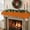 Orange, variant on Christmas Mantle Scarf 60x17 Inch, Burnt Orange Fireplace Christmas Decorations Cover Runner, Country Farmhouse Solid Fall Warm Orange Christmas Mantel Decorations Xmas Holiday Mantel Scarves