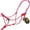 Pink, variant on Southwestern Equine Side Pull Rope Halters with Nickle Plated Rings