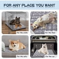 thumbnail image 3 of Dog Crate Mat, Ultra Soft Dog Bed Mat for Sleeping with Anti-Slip Bottom, Washable Dog Mat Kennel Pad for Large Medium Small Dogs Breeds with Cute Prints and Dark Colored to Hide Stains (42", 3 of 5